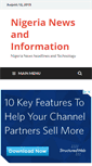 Mobile Screenshot of nigerialocalnews.com