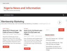 Tablet Screenshot of nigerialocalnews.com